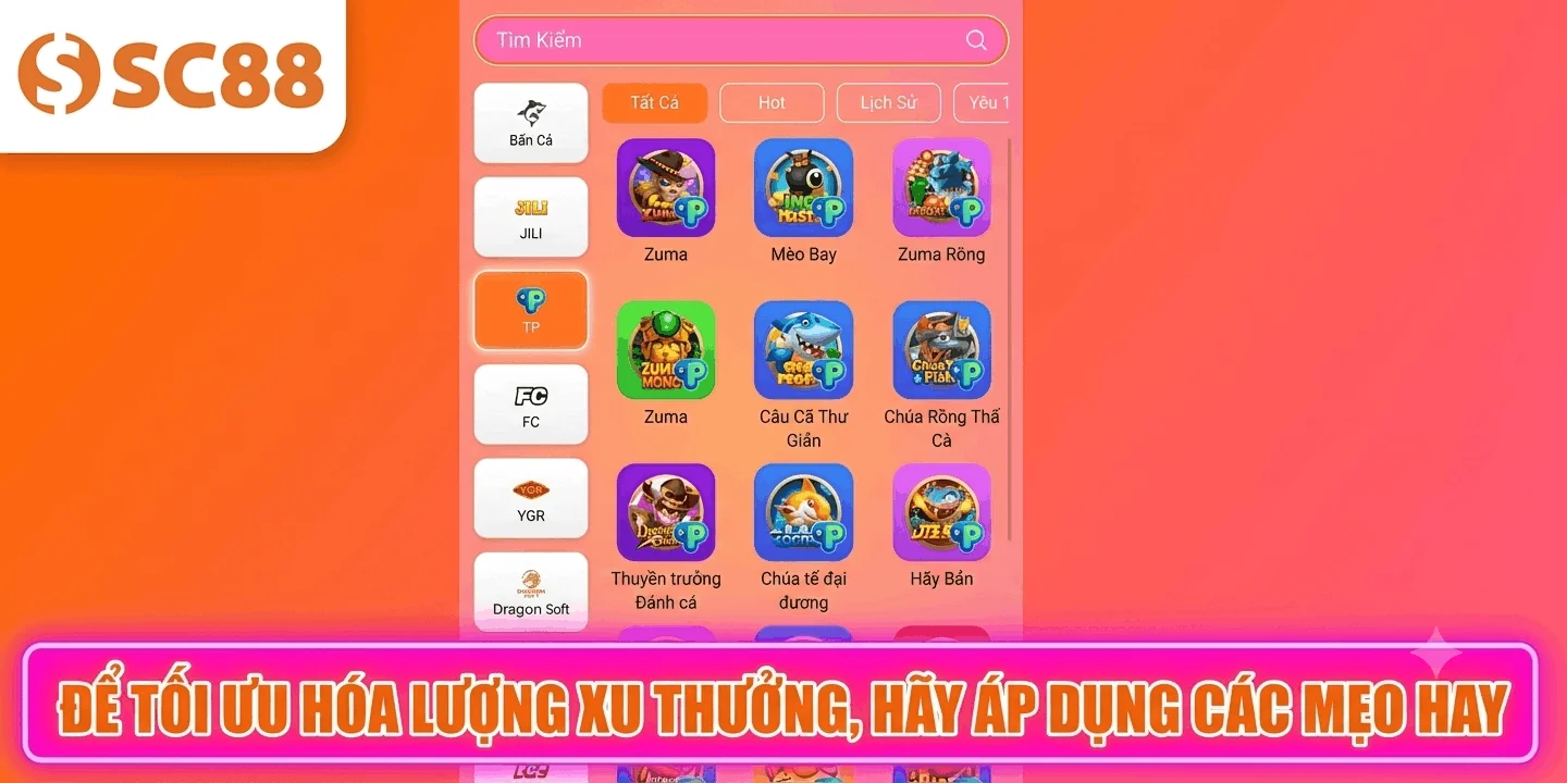 Để tối ưu hóa lượng xu thưởng mang về anh em bắn cá áp dụng các mẹo hay